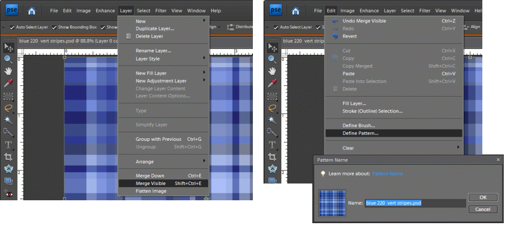 Super Quick Plaid Patterns in Photoshop or Illustrator | Color On Cloth